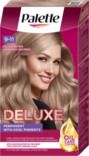 Palette Deluxe 9-11 külm hele hallroosa – püsiv juuksevärv 50 ml