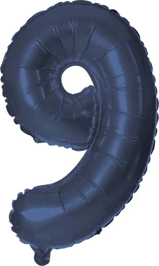 Fooliumõhupall TORO number 9, 30 cm – Sinine