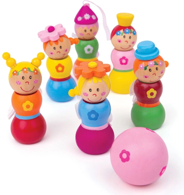 Bigjigs Toys puidust keeglikurikad haldjatega