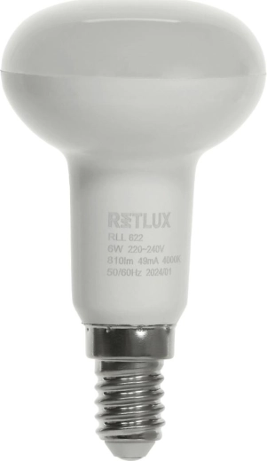 Retluxi LED-reflektorpirn E14 6 W 4000 K