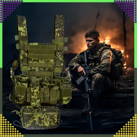 Kerge ja vastupidav konstruktsioon laser-cut MOLLE-ga