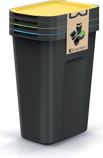 jäätmete sorteerimise prügikastide komplekt Compacta Q Flap Plus 4×35 l