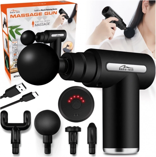 Massage Gun with 4 Attachments