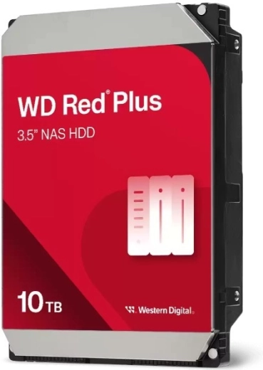 Western Digital WD Red Plus 10 TB 3,5" HDD NAS-i jaoks