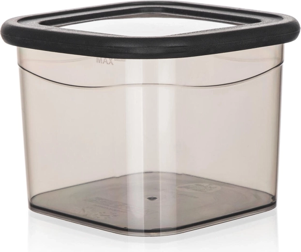 Toidukarp LISSA ruudukujuline 0,6 l suitsune