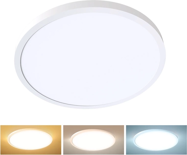 Solight ümmargune LED-laevalgusti 48 W 4800 lm 3CCT UGR<19