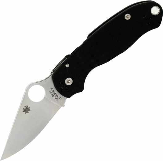 Taskunuga Spyderco Para 3 Black G10, satiinviimistlusega tera 7,5 cm