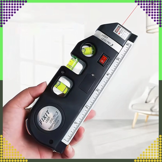 Integreeritud 2,5 m mõõdulint