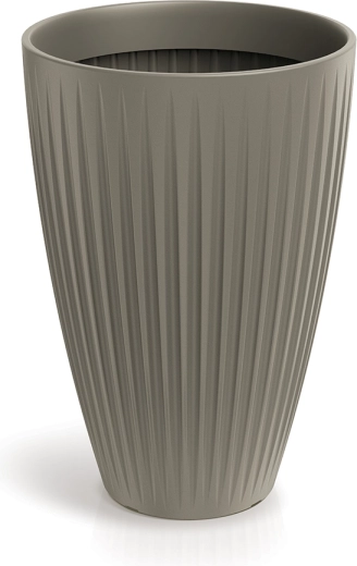 Lillepott Latia Round High 40 cm mokkavärv