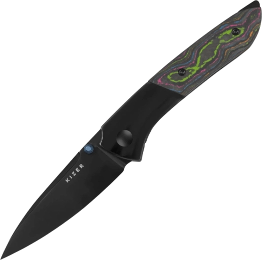 Kizer Spitfire kokkupandav nuga S35VN, titaan ja camo carbon 80ndad – 1 tk