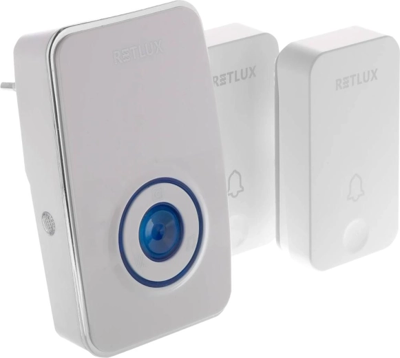 RETLUX wireless battery-free plug-in doorbell with 2 buttons