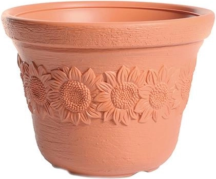 Lillepott SUNNY, telliskivivärvi, läbimõõt 46 cm