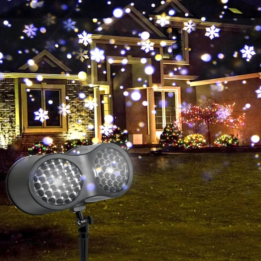 Liikuvad lumehelbed laia katvusega