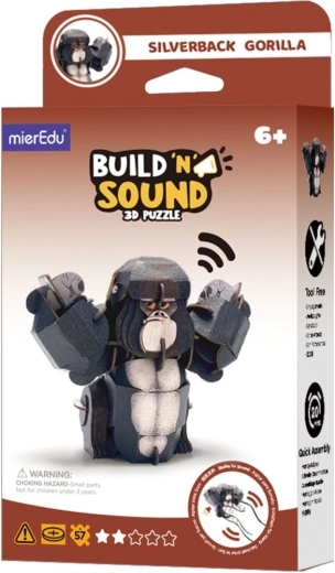 3D pusle MierEdu Ehita ja kuula – gorilla
