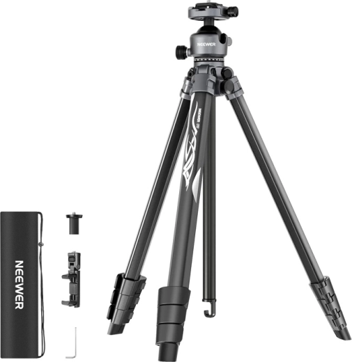 Neewer LT07 Travel Aluminum Tripod with Ball Head