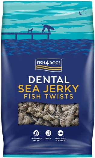 Fish4Dogs merekalast valmistatud hambahõrgutised koertele – rullid 500 g