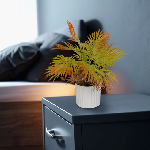 Dekoratiivne kunstpalm lillepotis