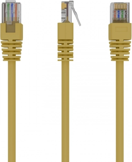 Cat 5e UTP patch-kaabel, kollane, 1,5 m
