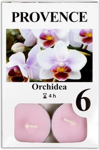 Orhideelõhnalised teeküünlad 6 tk