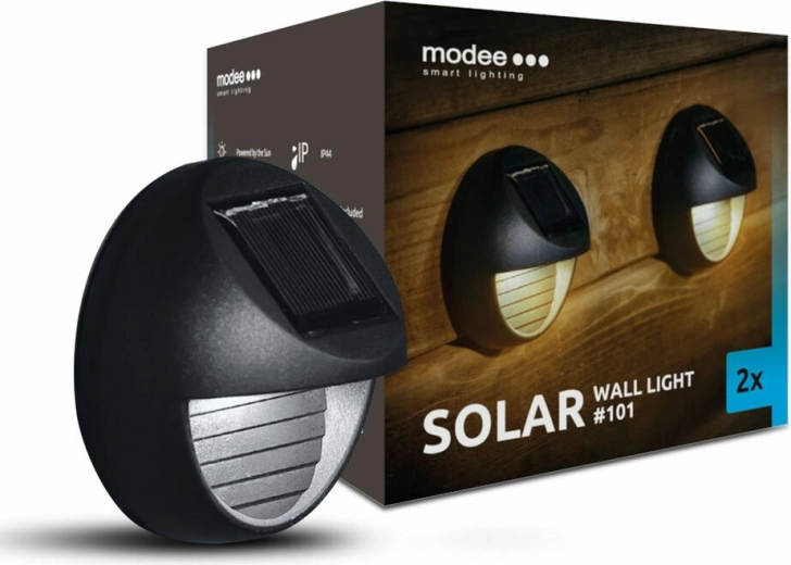 Päikesepatareidega seinavalgustid Modee Smart Lighting Solar Lamp 101, 2 tk