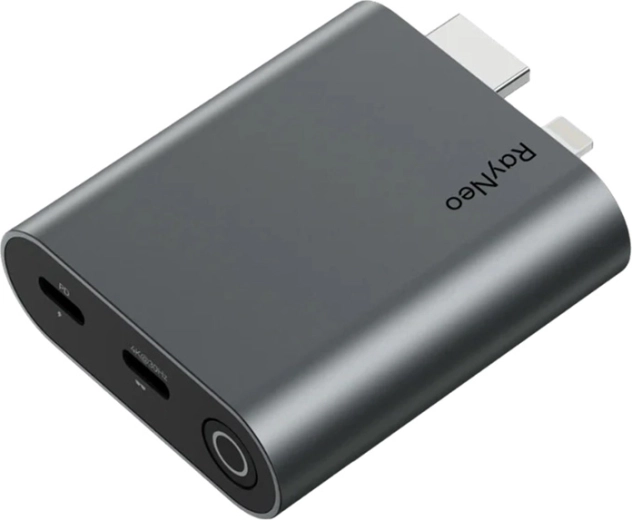 HDMI–USB‑C adapter laadimisega AR‑prillidele RayNeo
