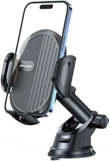 Auto telefonihoidik X72 esiklaasile ja armatuurlauale – must