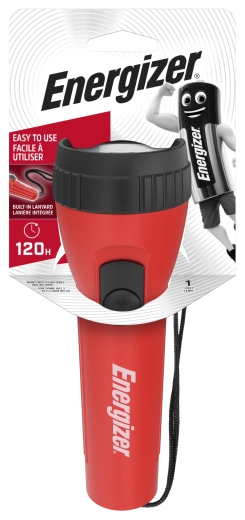 Energizer käsilamp Black & Silver, plast, 2× D