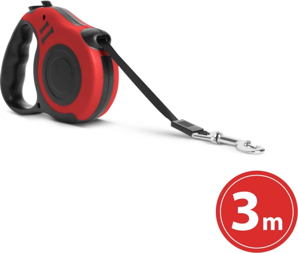 Automaatne koerarihm 3 m – Punane