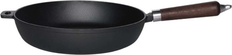 Cast Iron Pan Kitchisimo 28 cm with Wooden Handle