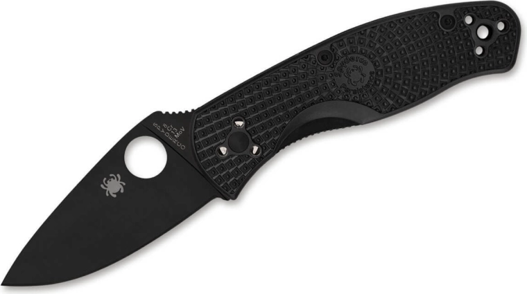 Spyderco Persistence Lightweight üleni must kokkupandav taskunuga