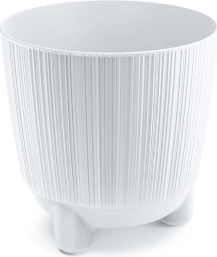 Jalgadega lillepott Ryfo N 16,8 cm valge