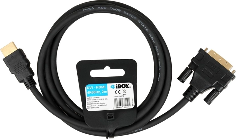 HDMI–DVI kaabel 2 m (Full HD 1080p)