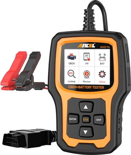2-ühes diagnostikaskanner OBD2 ja aku tester ANCEL AD410 Pro