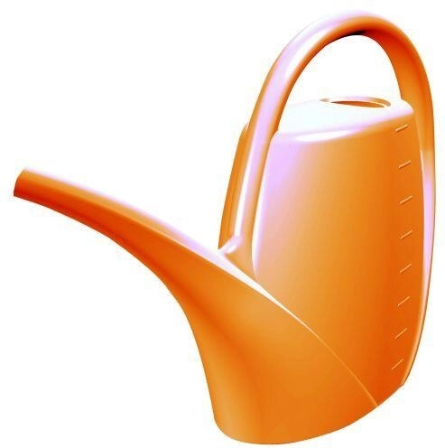 Plastist kastekann 1,7 l oranž