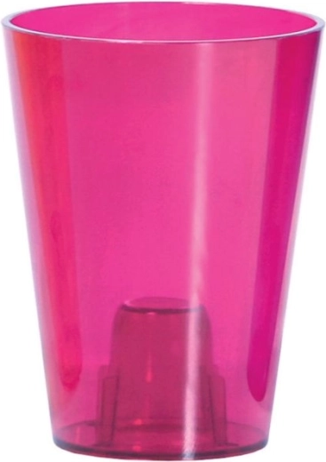 Orhideepott COUBI ORCHID 13 cm – läbipaistev roosa