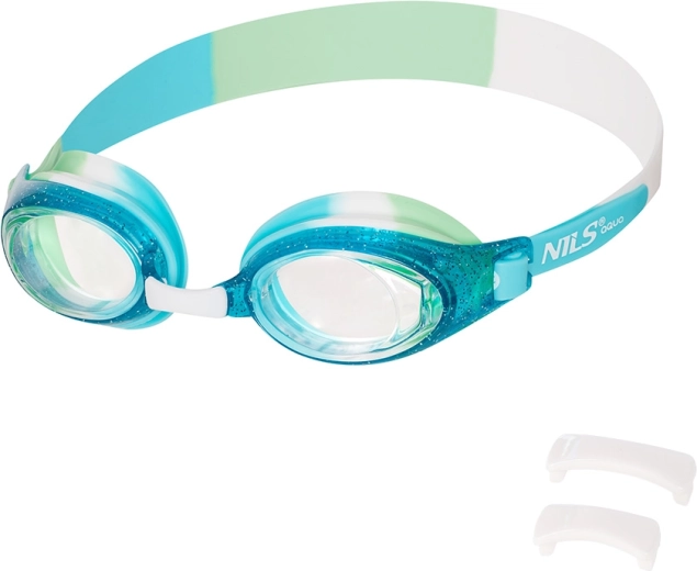 Laste ujumisprillid NILS Aqua Junior Anti‑Fog'i ja UV-kaitsega