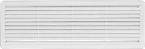 Ukse ventilatsioonirest 400 × 130 mm, valge, 2 tk