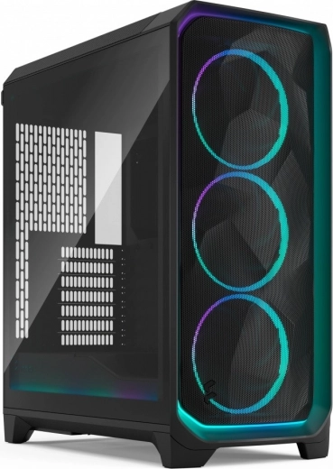 Stiilne arvutikorpus Meshify 3 Ambience Pro RGB Black TG Light Tint