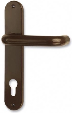 Uksekäepide Standard 72 mm pruun plastist