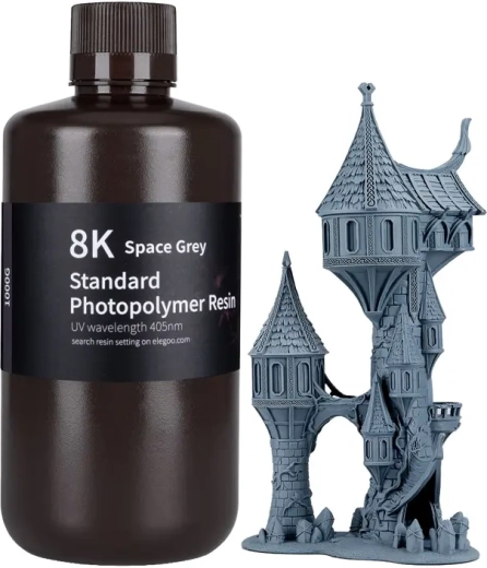 ELEGOO 8K veega pestav fotopolümeervaik kosmosehalli värvusega 1 kg