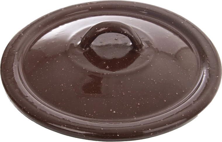 Emailitud kaas Brown 16 cm