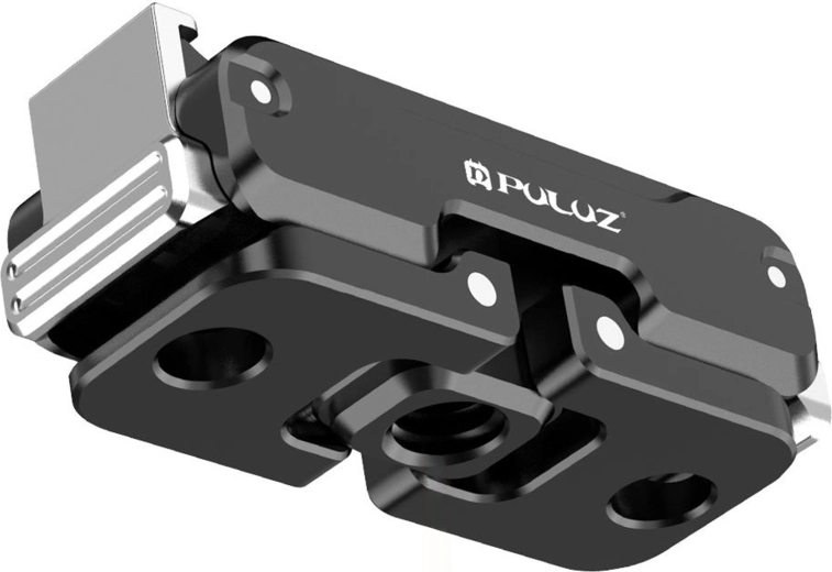 Magnetiline metallist kiirkinnitushoidik PULUZ DJI OSMO Nano jaoks – must