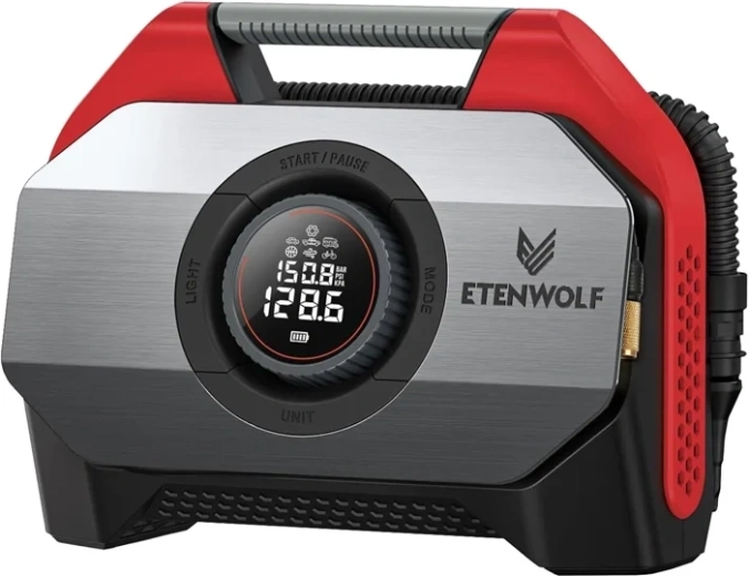 Etenwolf S6 autokompressor 11,03 bar 19 200 mAh – Punane