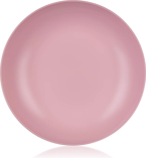 Sügav plasttaldrik 22 cm roosa Culinaria