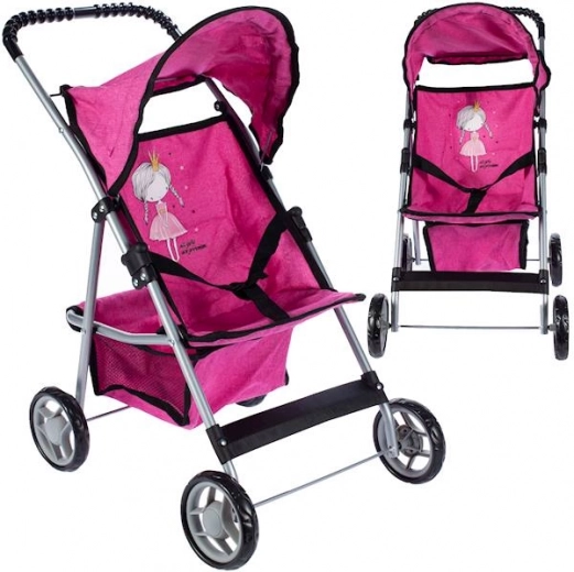 Nukukäru korviku ja varikatusega Little Princess Rose