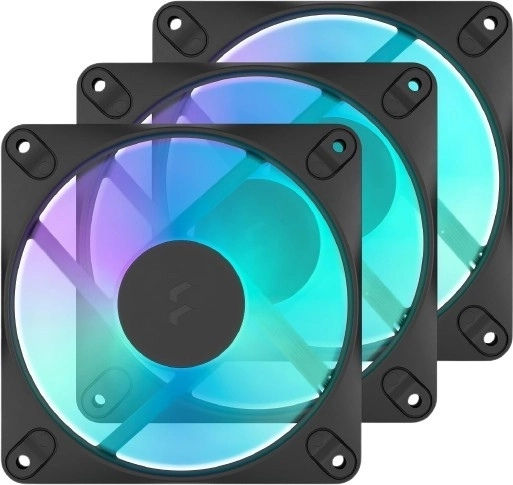 Fractal Design Dynamic 3 14 RGB 140mm Black Fan - 3 pcs