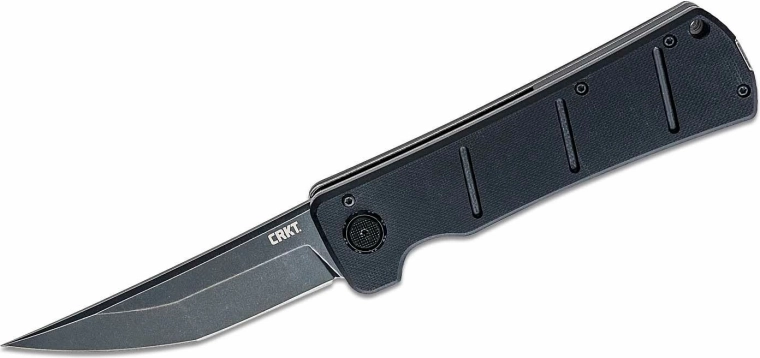 CRKT Inazuma No Ken – taktikaline taskunuga, Black Stonewash, must G10