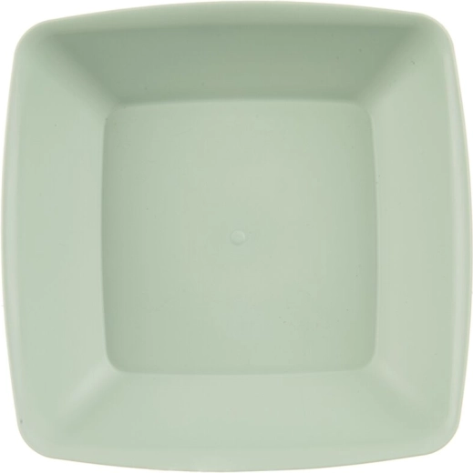 Sügav plasttaldrik Sandy, roheline, 17,5 × 17,5 cm