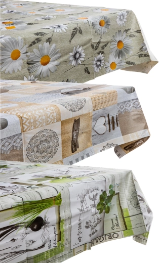 Lauakate APETIT 100 × 140 cm PVC-st, eri dekooride valik