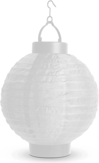 LED lantern with a white shade – White
